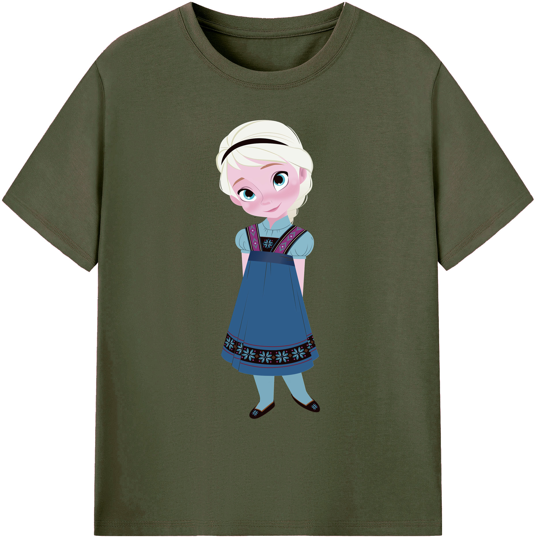（画像用） アナと雪の女王 アンナ エルサ Frozen Anna Elsa 綿100％ メンズ半袖Tシャツ｜肌触りやわらか＆通気性